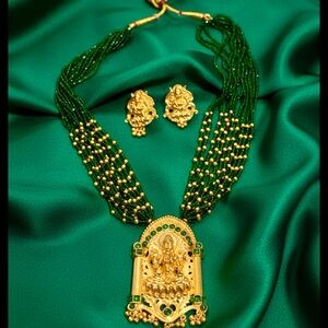 Antique laxhmi  necklace with earrings